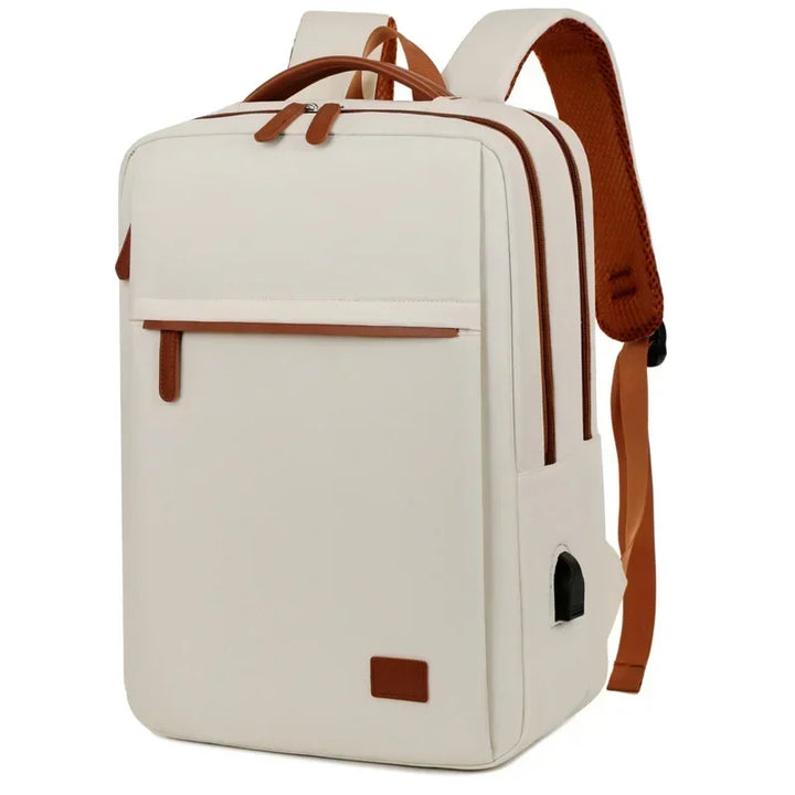 Sac à dos femme élégant pour ordinateur portable, idéal pour le travail et la ville.