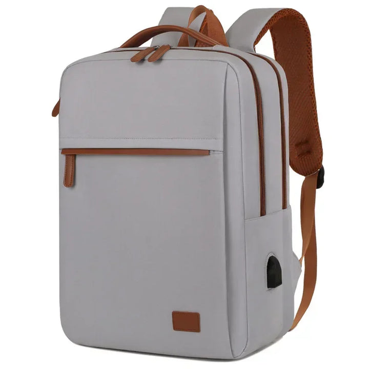 Sac à dos étudiant femme pour ordinateur, robuste et stylé, parfait pour transporter livres et appareils.