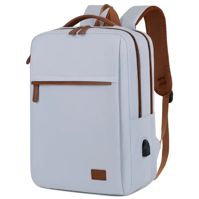 Sac à dos femme en tissu Oxford imperméable, protège ordinateur portable et effets personnels de la pluie.
