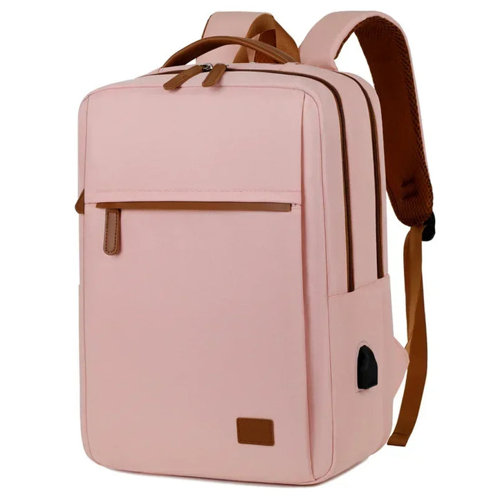 Sac à dos de voyage femme pour ordinateur, conçu pour les déplacements urbains et les courtes escapades.
