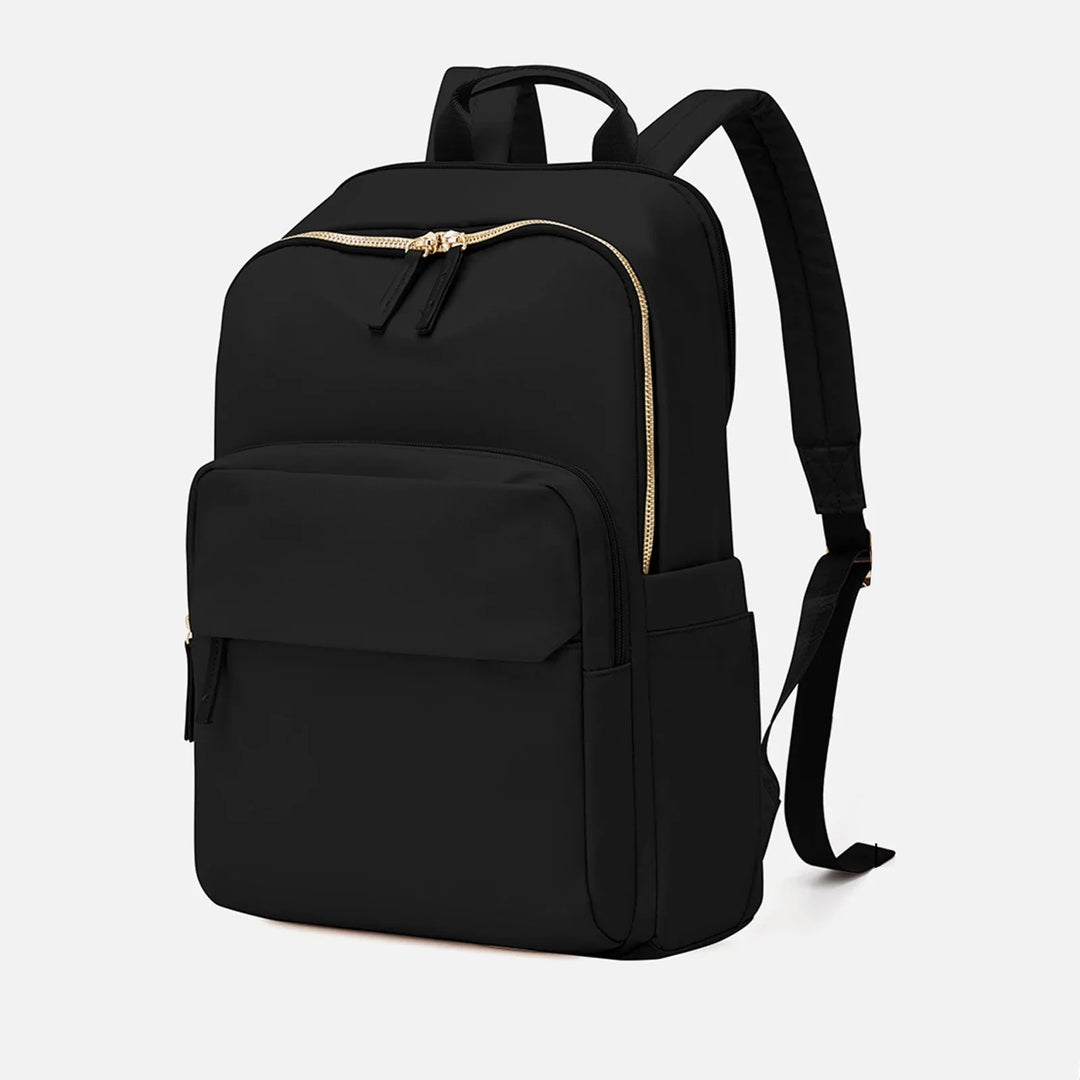 Accessoire femme moderne : sac à dos Plume rose, chic et pratique pour un look quotidien.