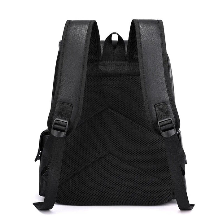 Sac de voyage urbain pour homme, en cuir PU marron, spacieux et chic, avec rangements optimisés