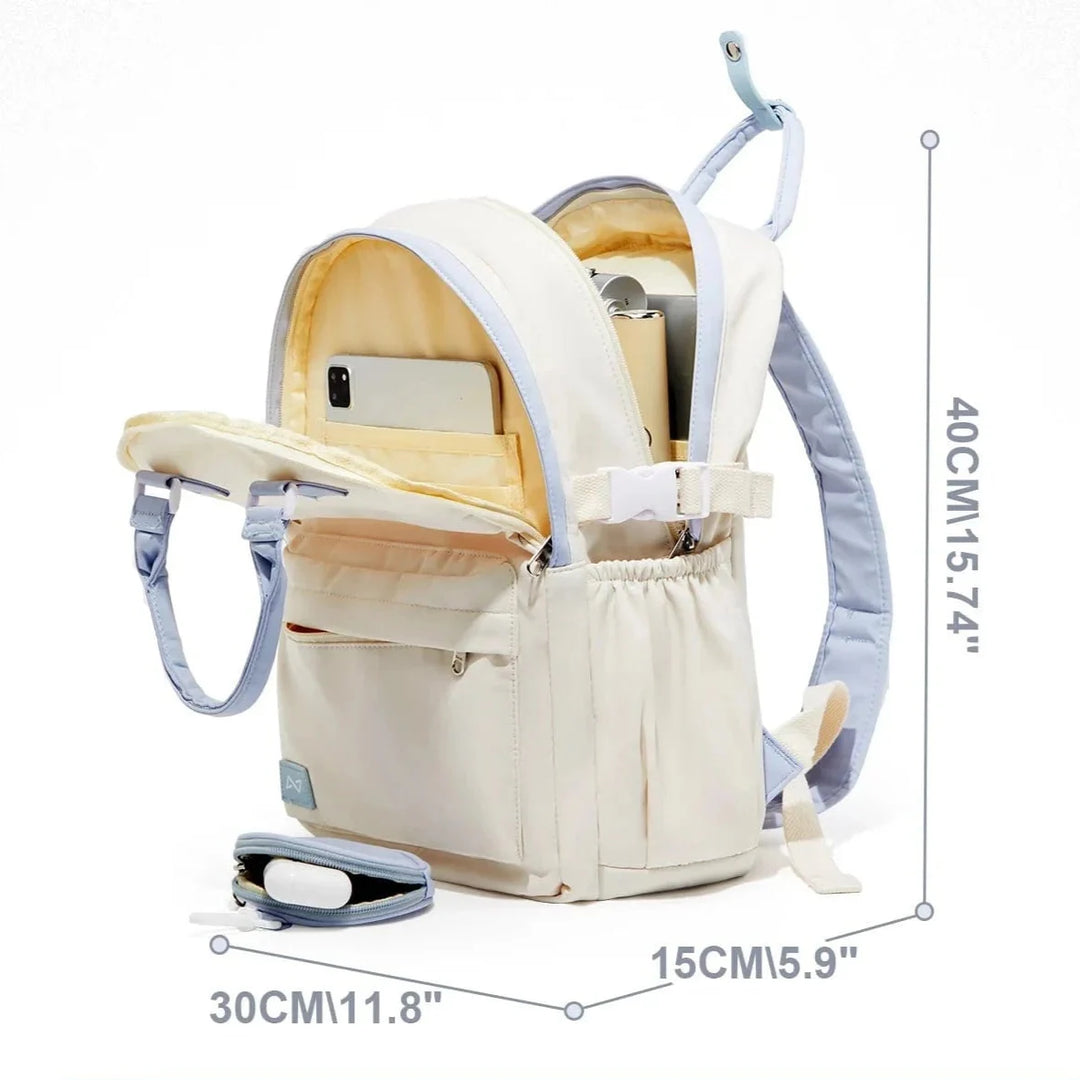 Sac à dos étanche pour ordinateur, design contemporain, bretelles matelassées confortables, idéal pour le travail