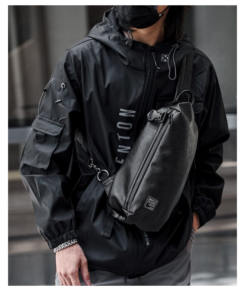 Sac à dos ordinateur portable 15.6 pouces en cuir PU, robuste et étanche, pour usage quotidien ou professionnel.