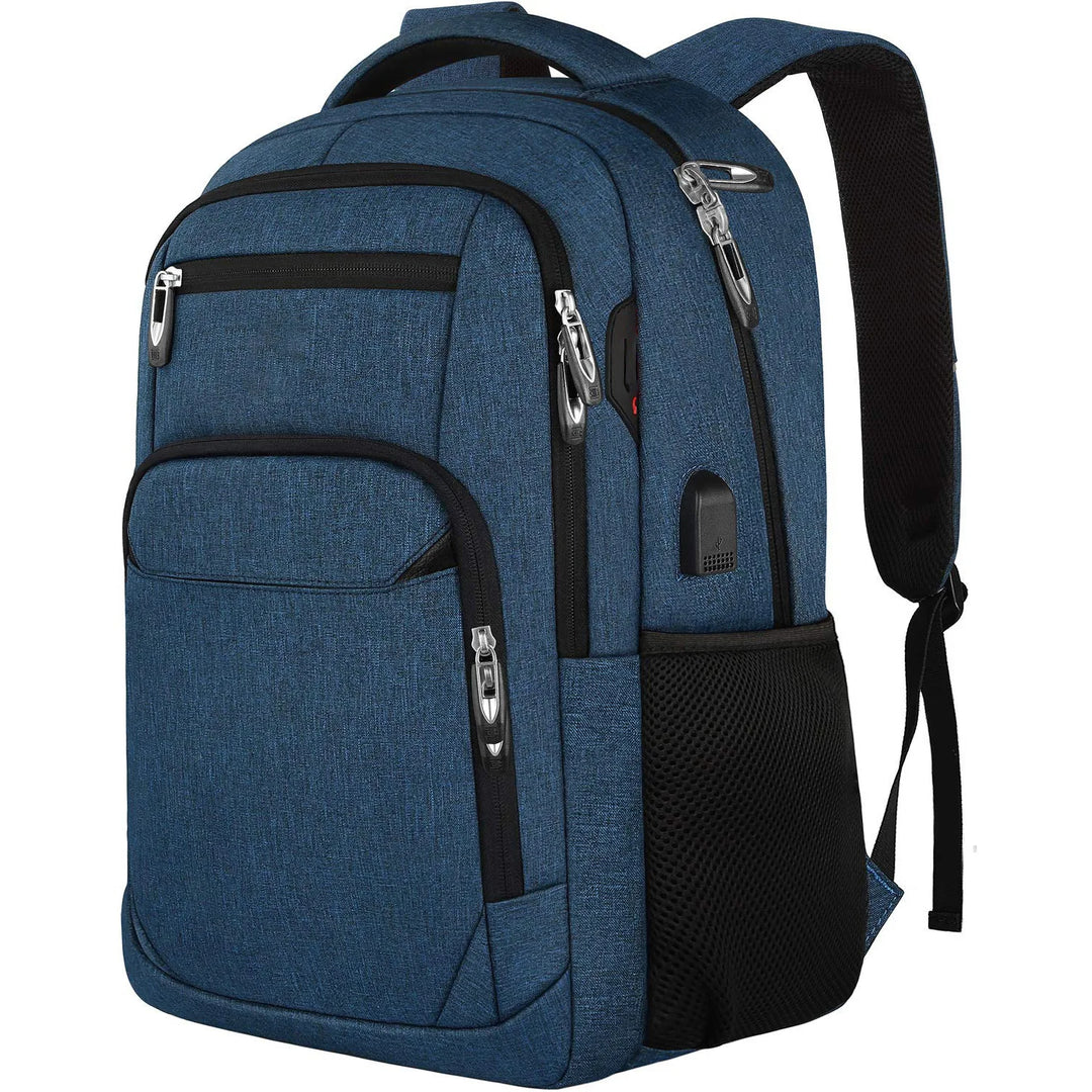 Sac à dos élégant pour ordinateur portable homme, idéal pour le travail, le bureau et les déplacements professionnels.