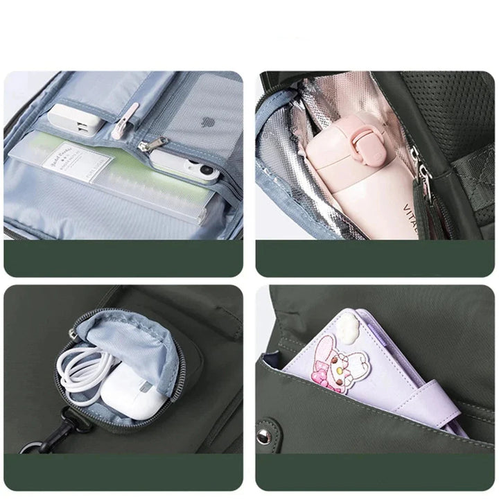 Sac à dos imperméable unisexe 40L pour le voyage en avion, doté de bretelles rembourrées, noir