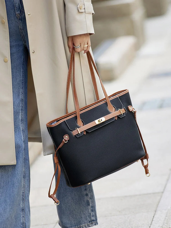 Accessoire de mode: sac à main en cuir Amalfi, alliance parfaite d'élégance et de fonctionnalité.