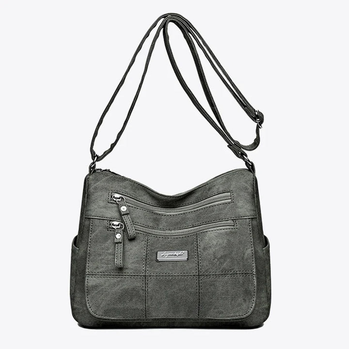 Sac fourre-tout femme élégant en toile, bandoulière pratique pour le quotidien, accessoire mode.