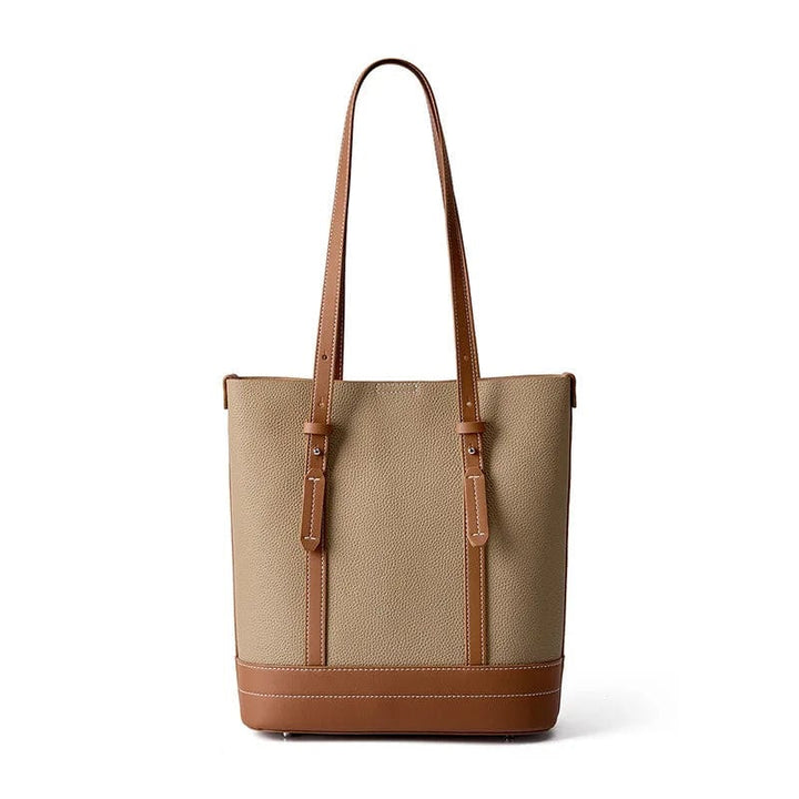 Sac fourre-tout pour femme en cuir noir classique, spacieux et chic