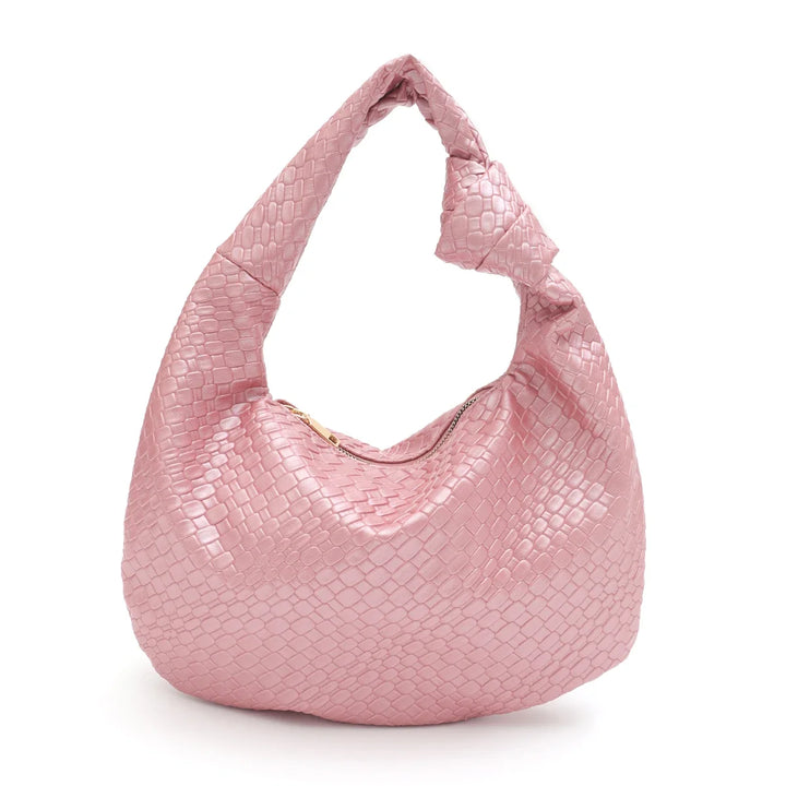 Sac à main hobo élégant pour femme, en similicuir souple, parfait pour usage quotidien et chic.