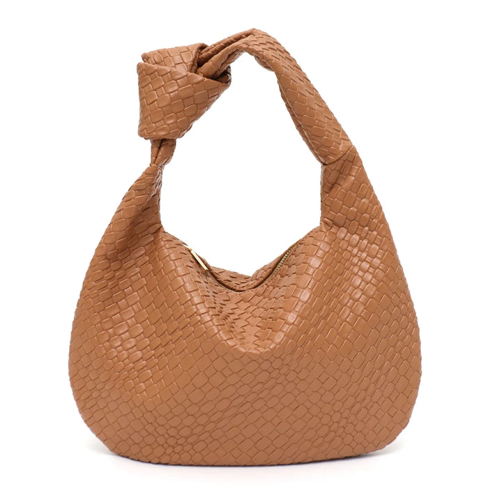 Sac hobo souple en similicuir élégant, design confortable à porter comme sac épaule femme.