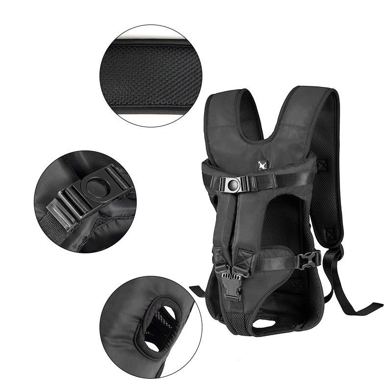 Sac kangourou chien imperméable. Transport animal confortable et sécurisé. Design ergonomique, tissu Oxford.