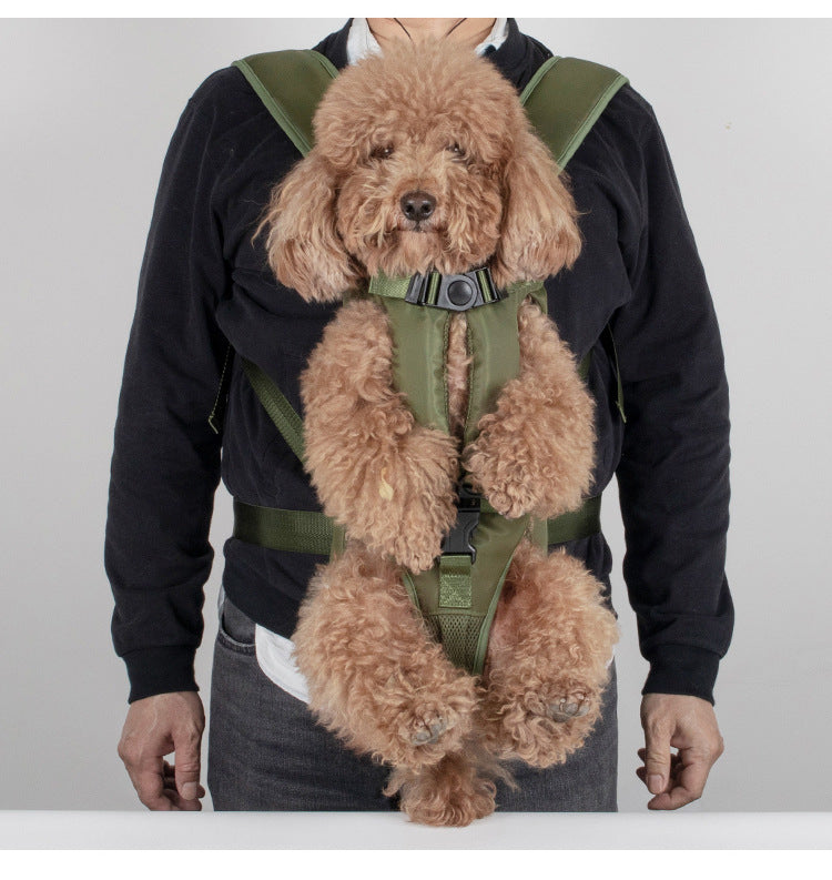 Sac kangourou chien imperméable. Transport animal confortable et sécurisé. Design ergonomique, tissu Oxford.