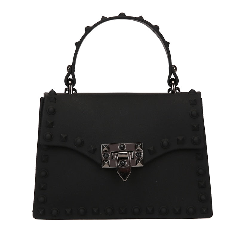 Sac cartable noir polyvalent pour femme, avec bandoulière amovible, adapté à un look chic et tendance