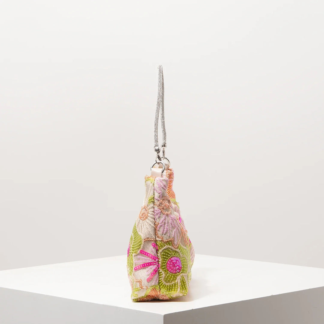 Sac à main d'été spacieux et léger, brodé de sequins scintillants, très pratique et tendance pour femme.