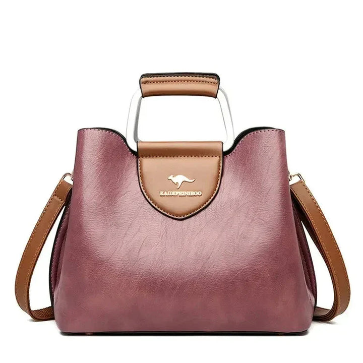 Accessoire de mode: sac à main en cuir pour femme, organisé et chic pour toute occasion.