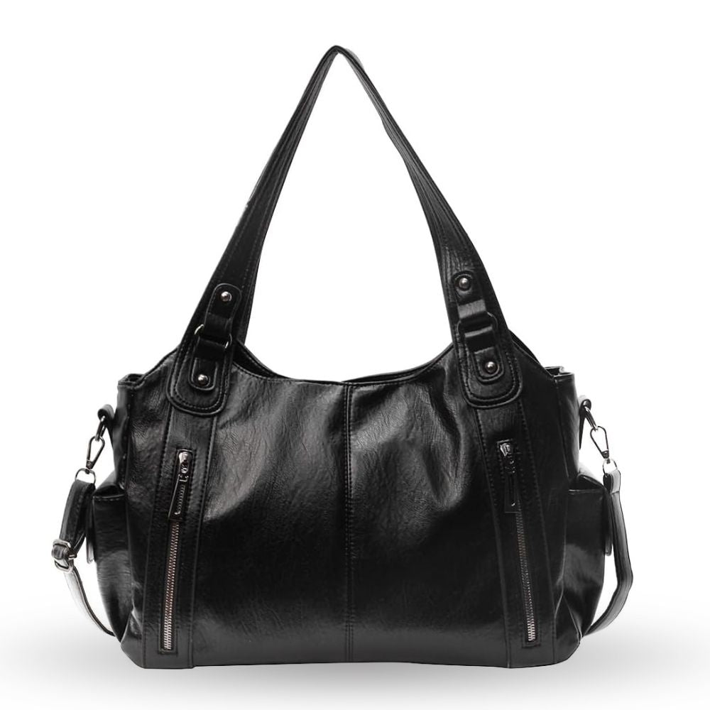 Sac à main femme Aliona, élégant et pratique, avec bandoulière ajustable en cuir végétal.
