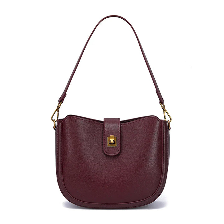 Sac à main femme en cuir souple bordeaux, accessoire indispensable, idéal pour toute occasion