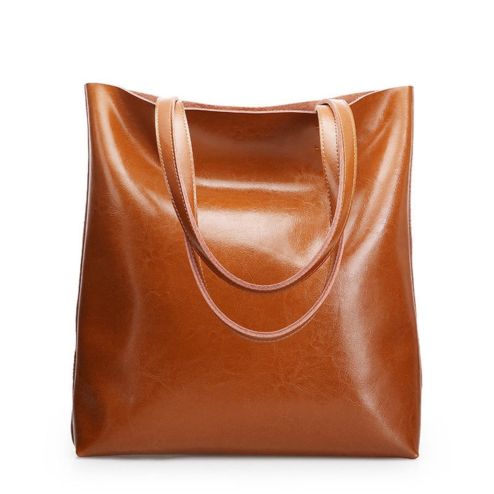 Sac à main femme en cuir véritable, style intemporel et élégant.