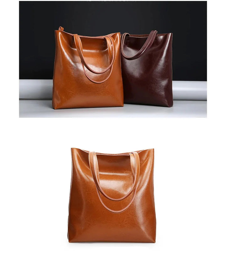 Sac à main femme en cuir fendu, à la fois spacieux et élégant, idéal pour un usage quotidien organisé.