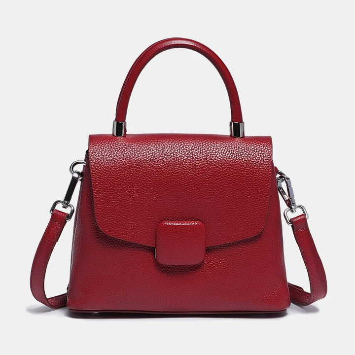 Sac à main femme élégant en cuir marron, parfait pour un usage quotidien et la mode féminine.