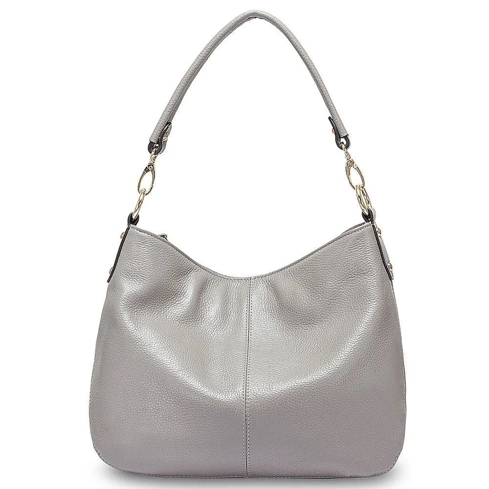 Sac à main chic en cuir souple, accessoire polyvalent pour femme, parfait pour le style mode.