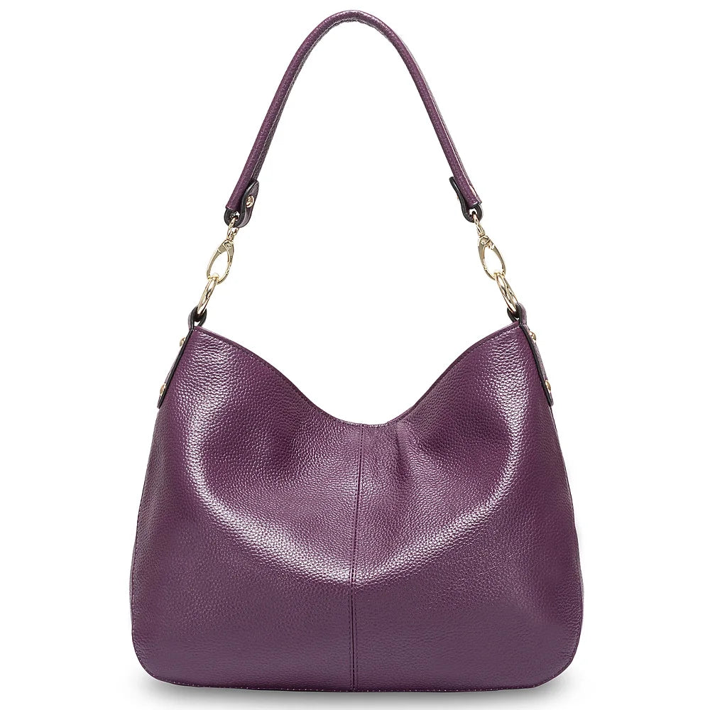Sac à main femme en cuir souple avec bandoulière, accessoire élégant et pratique pour le quotidien.