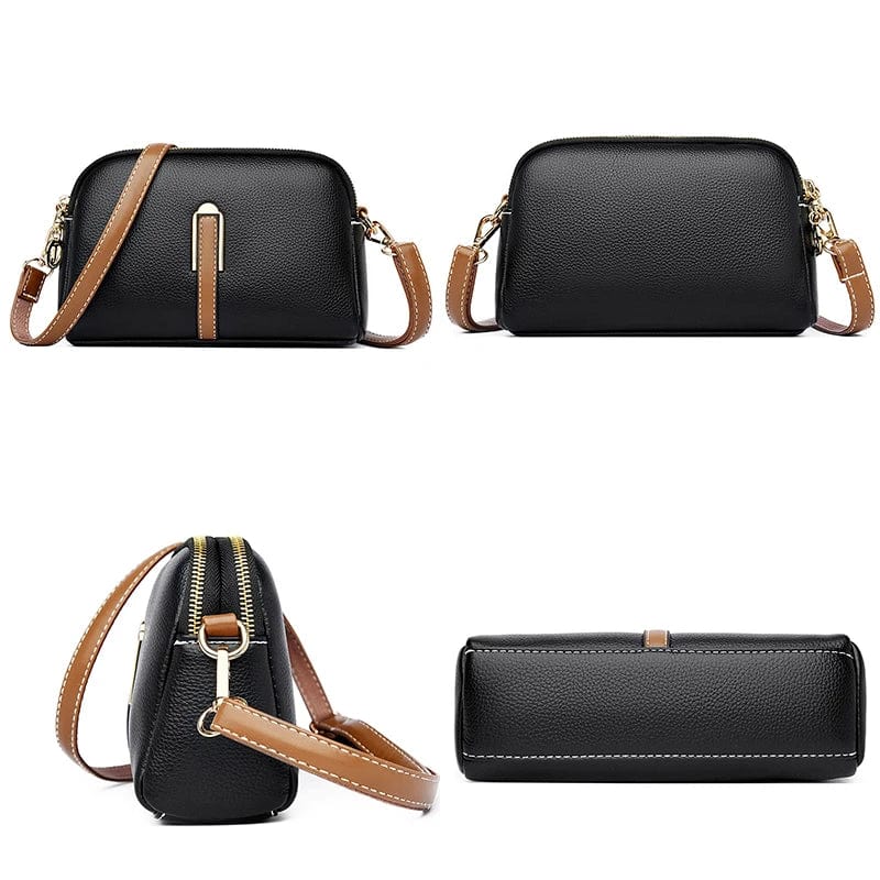 Sac à main vegan vert forêt, avec poignée supérieure, parfait pour un look sophistiqué.