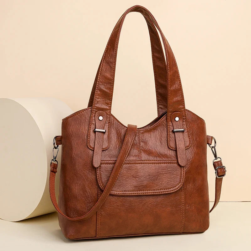 Sac quotidien femme simili cuir violet, alliant praticité et style unique.