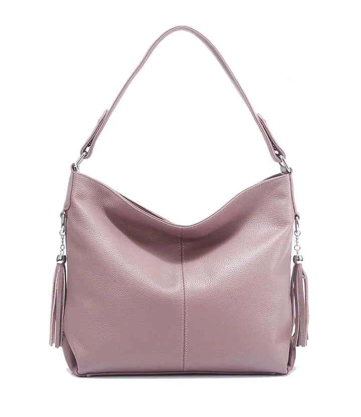 Grand sac femme élégant en cuir synthétique. Idéal comme sac bandoulière ou épaule pour le quotidien.
