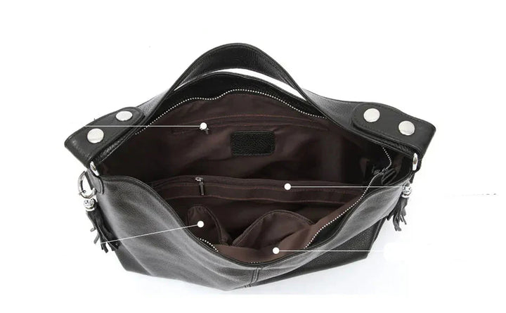 Grand sac à main femme en cuir synthétique, élégant et polyvalent. Idéal pour organiser toutes vos affaires.