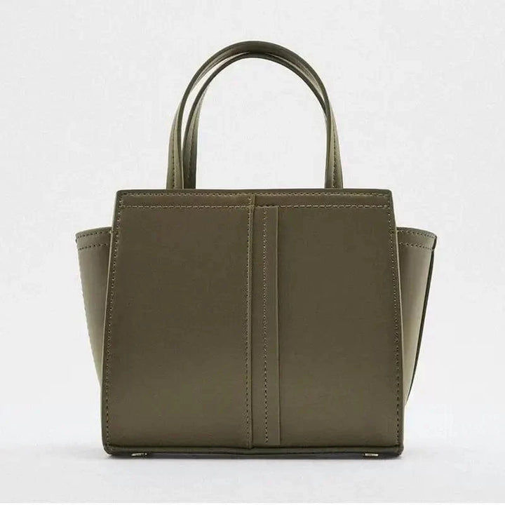 Sac à main femme tendance en cuir PU noir, style besace élégant pour accessoire mode chic au quotidien