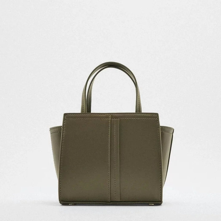 Sac à main femme en cuir PU vert forêt, accessoire mode unique et élégant qui ajoute une touche de couleur