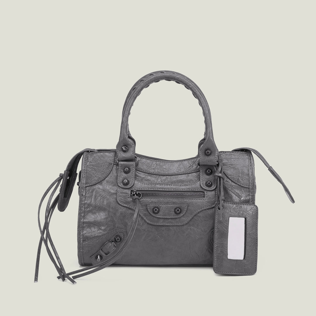 Grand sac noir pour femmes, style luxe, idéal pour le travail ou les sorties.