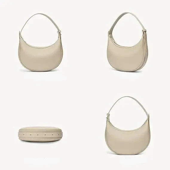 Sac rond femme tendance, en bandoulière, parfait pour compléter une tenue moderne.