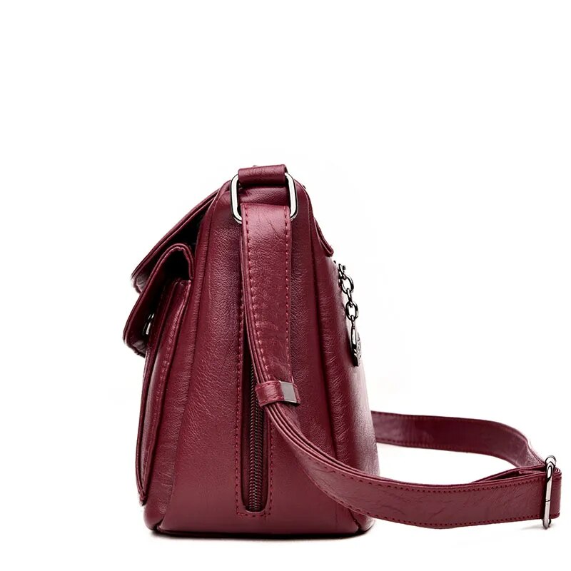 Sac bandoulière chic pour femme, un accessoire mode en similicuir, parfait pour tous les jours.