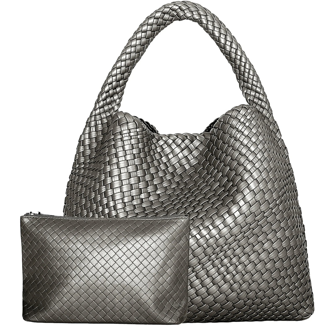 Sac à main Freya, sac bandoulière pour femme, finition tressée à la main, accessoire de mode unique