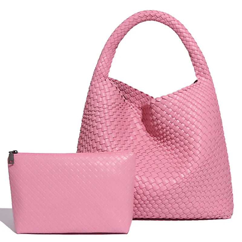 Sac à main tressé Freya pour femme, sac bandoulière idéal pour le quotidien, silhouette graphique