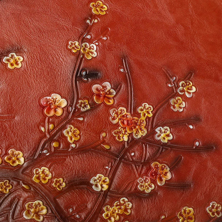 Sac floral élégant pour ordinateur portable, cuir vegan, choix pratique pour femme active