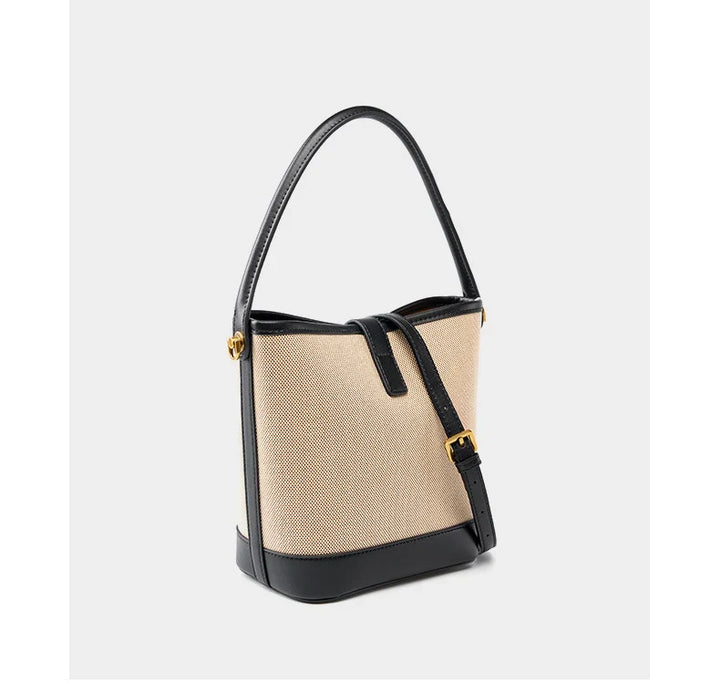 Sac à main seau femme pratique et élégant, bandoulière confortable, design chic et polyvalent.