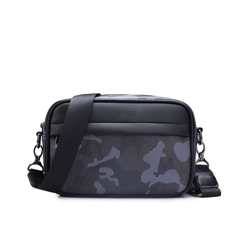 Sacoche bandoulière homme noire pratique et sécurisée. Idéale pour voyage ou usage urbain quotidien. Style moderne.