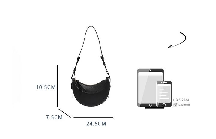 Sac bandoulière femme en cuir, design épuré, couleur classique. Un incontournable de la mode.