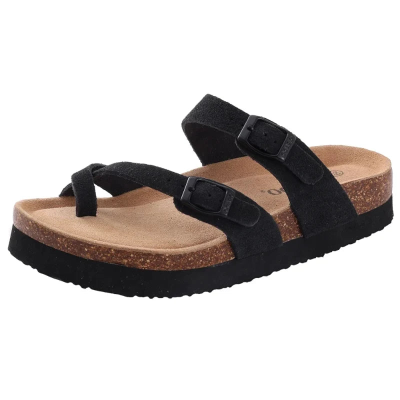Sandales entre-doigt ergonomiques, offrant un ajustement parfait et un soutien quotidien pour l'été.