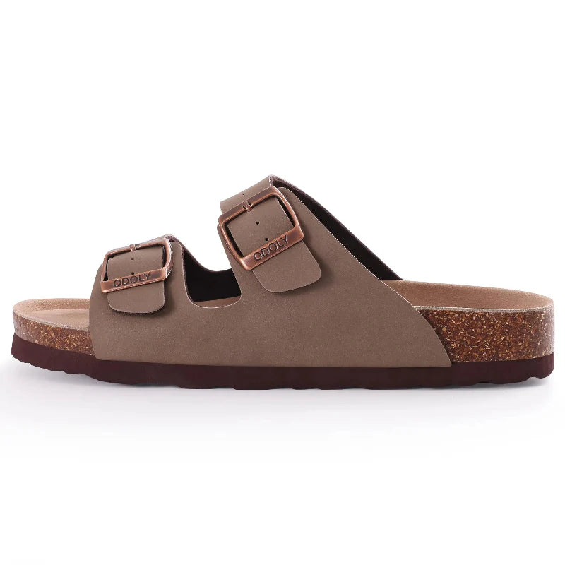 Paire de sandales Bonston décontractées avec boucles ajustables, confortables pour plage et plein air.