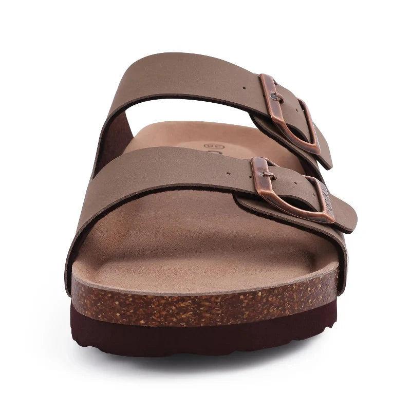 Sandales unisexe ergonomiques à boucles pour le voyage et la marche, confort maximal en été.