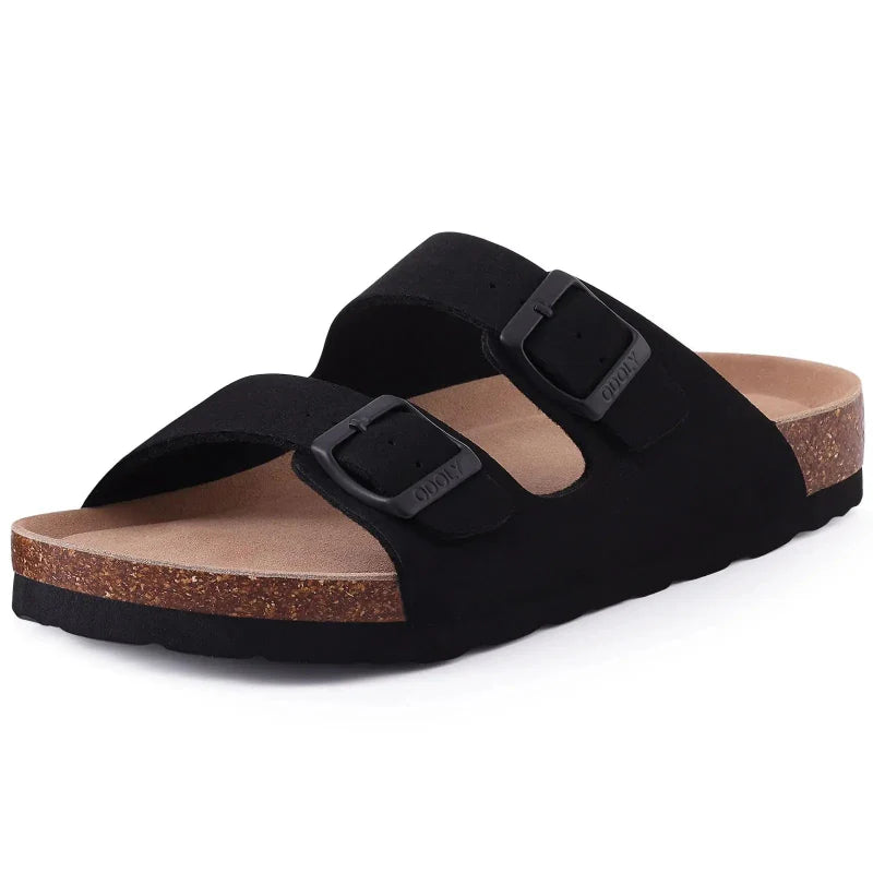Sandales Bonston polyvalentes à boucles pour hommes et femmes, parfaites pour l'été et le voyage.