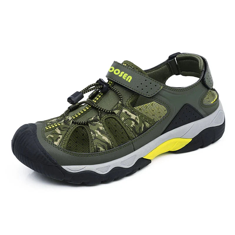 Sandales de randonnée confortables et respirantes pour homme et femme, idéales été, marche et aventure.