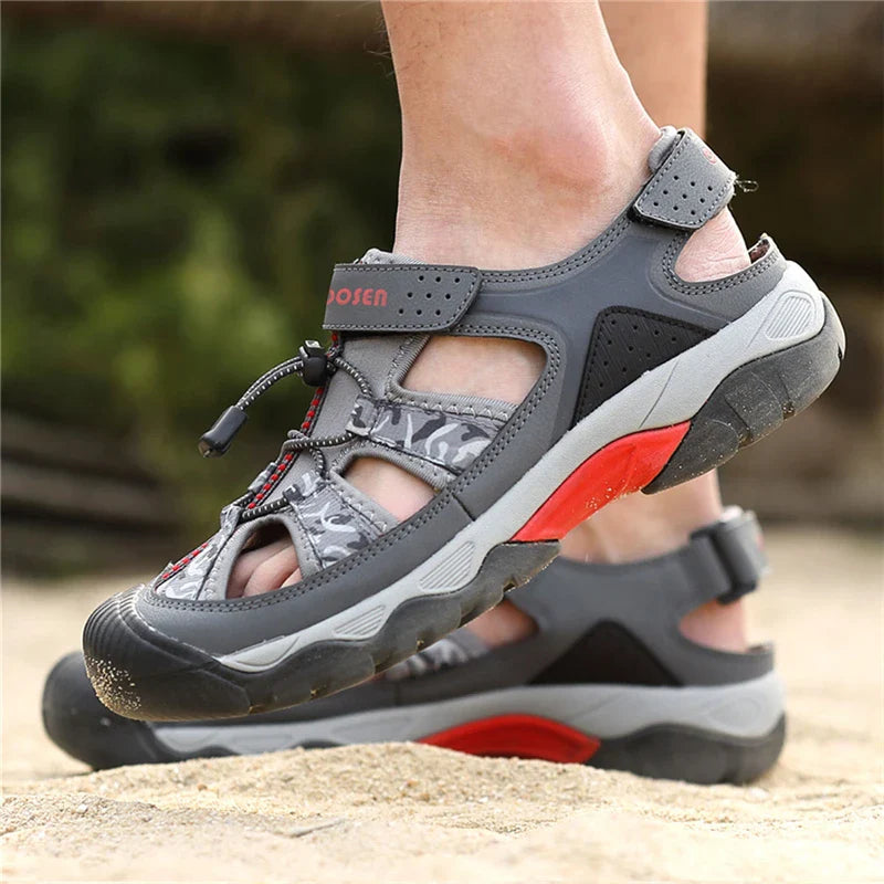 Sandales de marche estivales pour homme et femme, confortables et respirantes, idéales pour la randonnée.