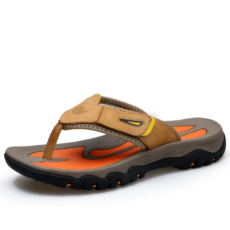 Sandales décontractées robustes pour hommes, idéales pour la marche estivale et les activités d'extérieur.