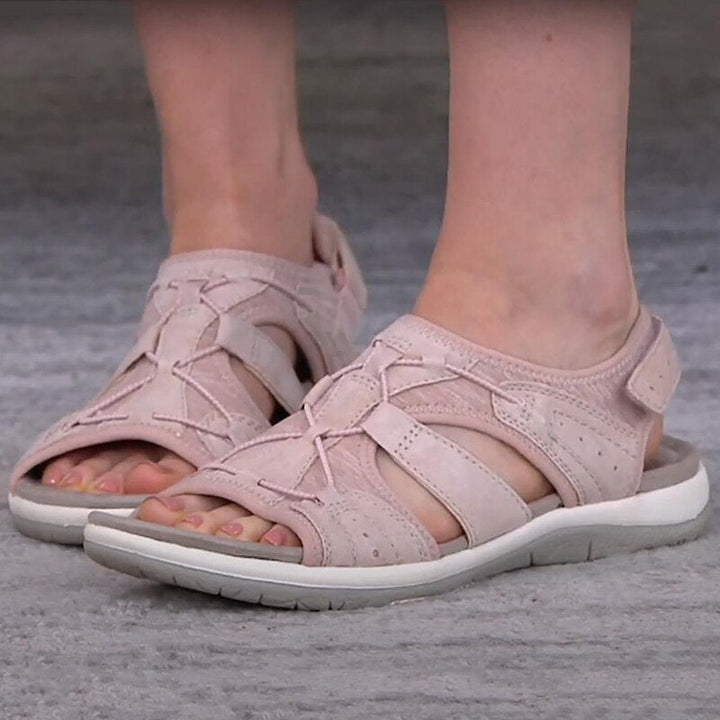 "Sandales d'été orthopédiques légères, design élégant et confortable, brides ajustables, soutien voûte plantaire"